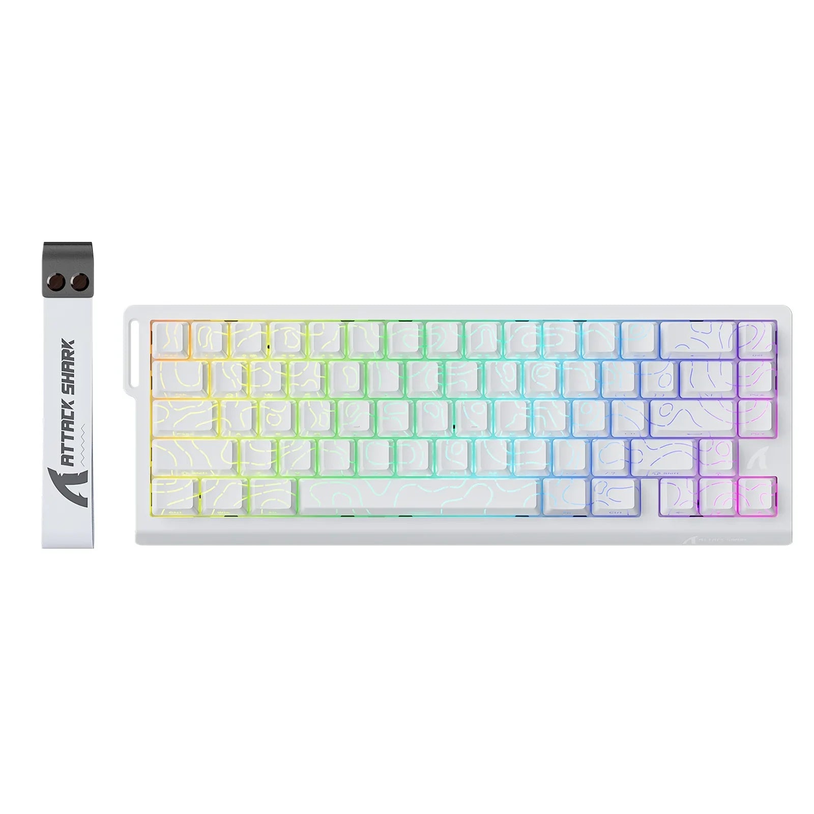 Attack Shark X68 HE Mechanical Keyboard – 66 Keys, Wired RGB, 8KHz