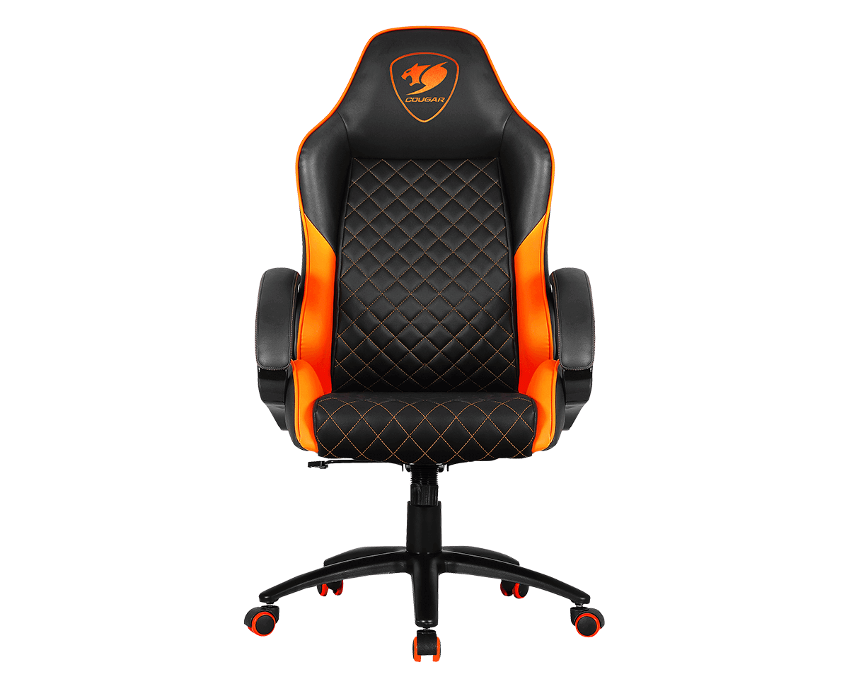 COUGAR FUSION GAMING CHAIR - Black Orange