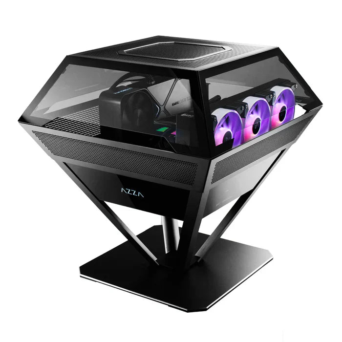 AZZA DIAMOND 812 Gaming Case - Black