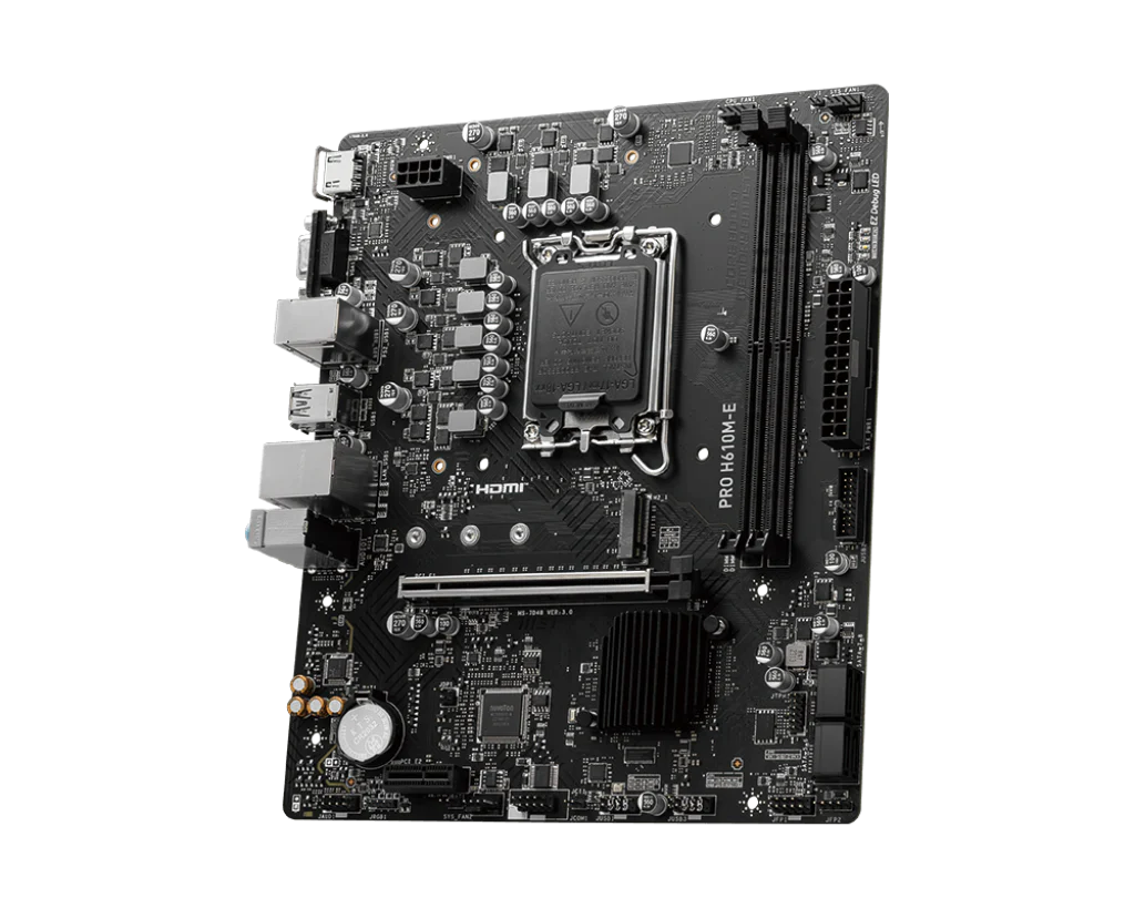 MSI PRO H610M-E Micro-ATX DDR5 Motherboard