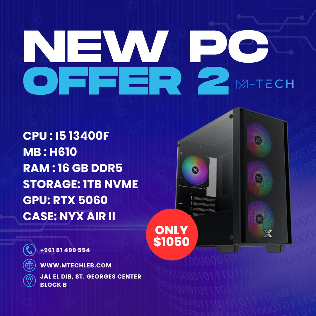 PC OFFER 2 - I5 13400F RTX 5060