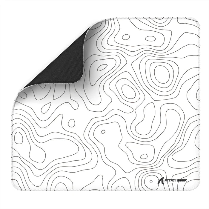 ATTACK SHARK CM02 eSport Gaming Mousepad (450x400x4 MM) - White Contour