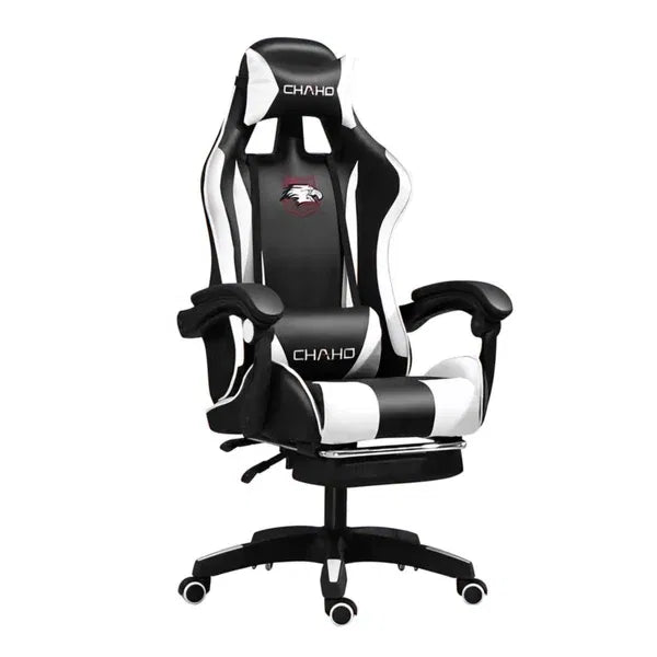 CHAHO Gaming Chair , Adjustable - WHITE