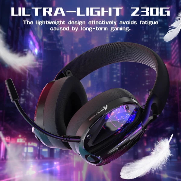 ATTACK SHARK L60 Ultra-Light Tri-Mode Gaming Headset - BLACK
