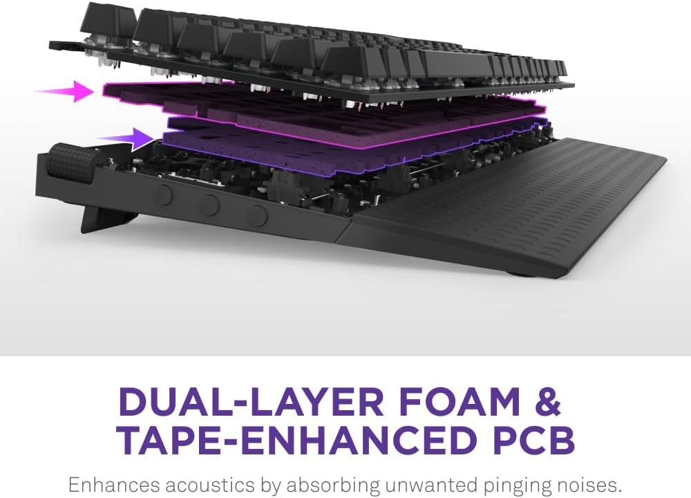 NZXT Function 2 Full-Size RGB Gaming Keyboard - Black