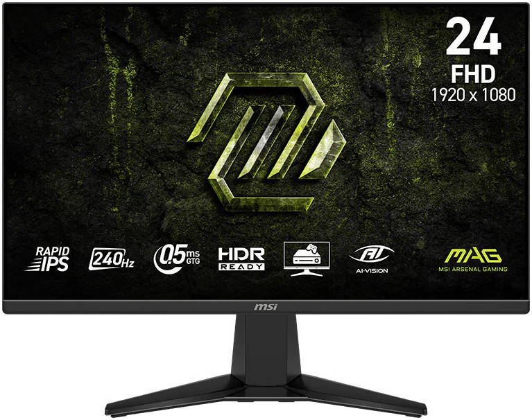 MSI MAG 245F X24 – 24″ FHD 240Hz Rapid IPS Gaming Monitor