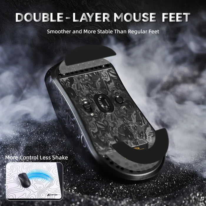 ATTACK SHARK R11 ULTRA Carbon Fiber Wireless 8K Gaming Mouse - Ink Blade
