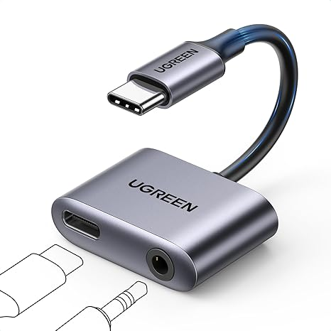 Ugreen 2-In-1 Usb C To 3.5mm Headphone And Charger Adapter - CM231