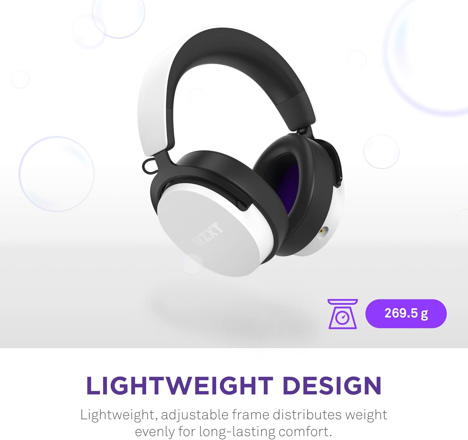 NZXT Relay 7.1 Surround Sound Gaming Headset PC White