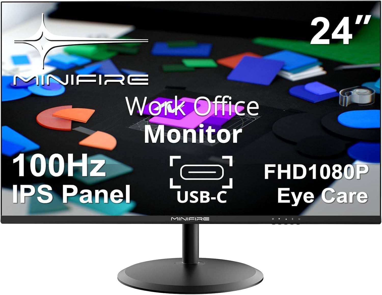 MINIFIRE MF24X3AC 24″ MONITOR 100hz FHD with built in speaker