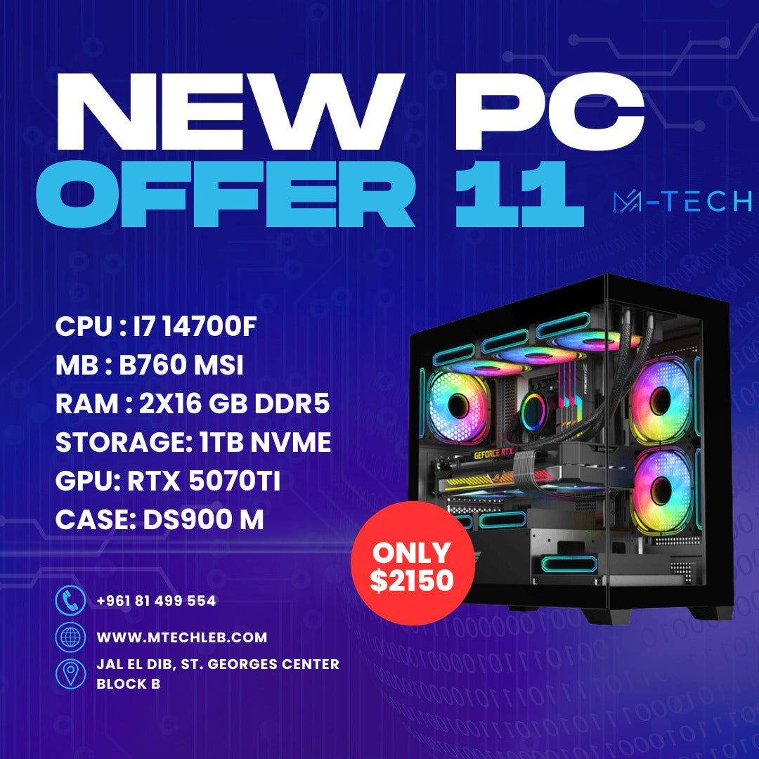 PC OFFER 11 - I7 14700F RTX 5070TI