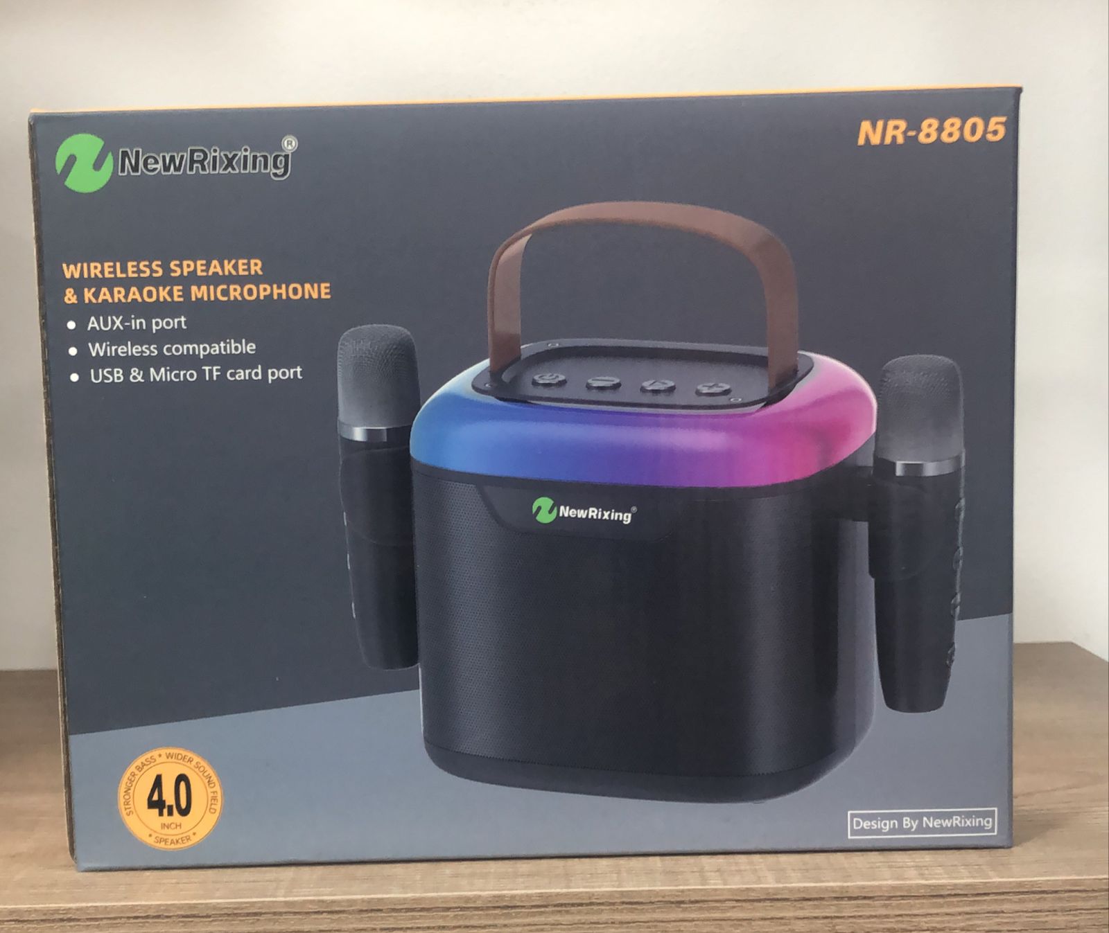 WIRELESS SPEAKER WITH 2 MICRO | NR-8805