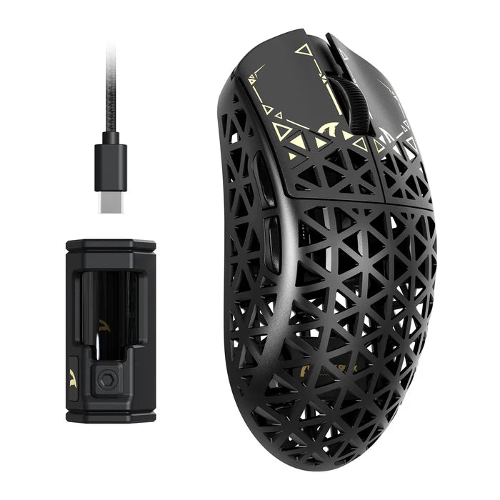 ATTACK SHARK R5 Ultra Carbon Fiber Wireless 8K Gaming Mouse - Black