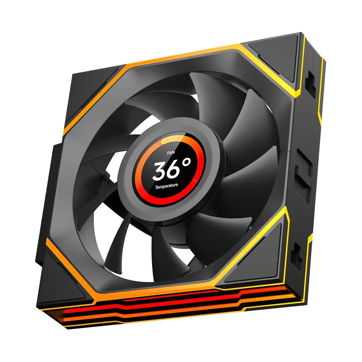 Jungle Leopard Interstellar V4 LCD 120mm Modular ARGB Black Fan