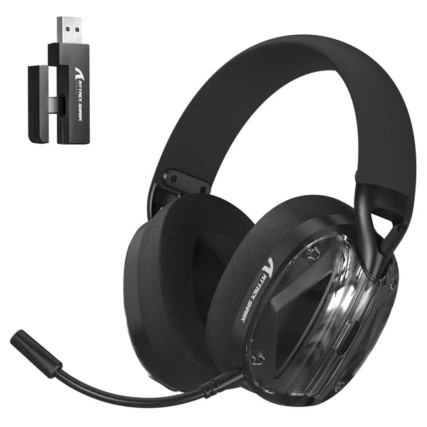 ATTACK SHARK L60 Ultra-Light Tri-Mode Gaming Headset - BLACK