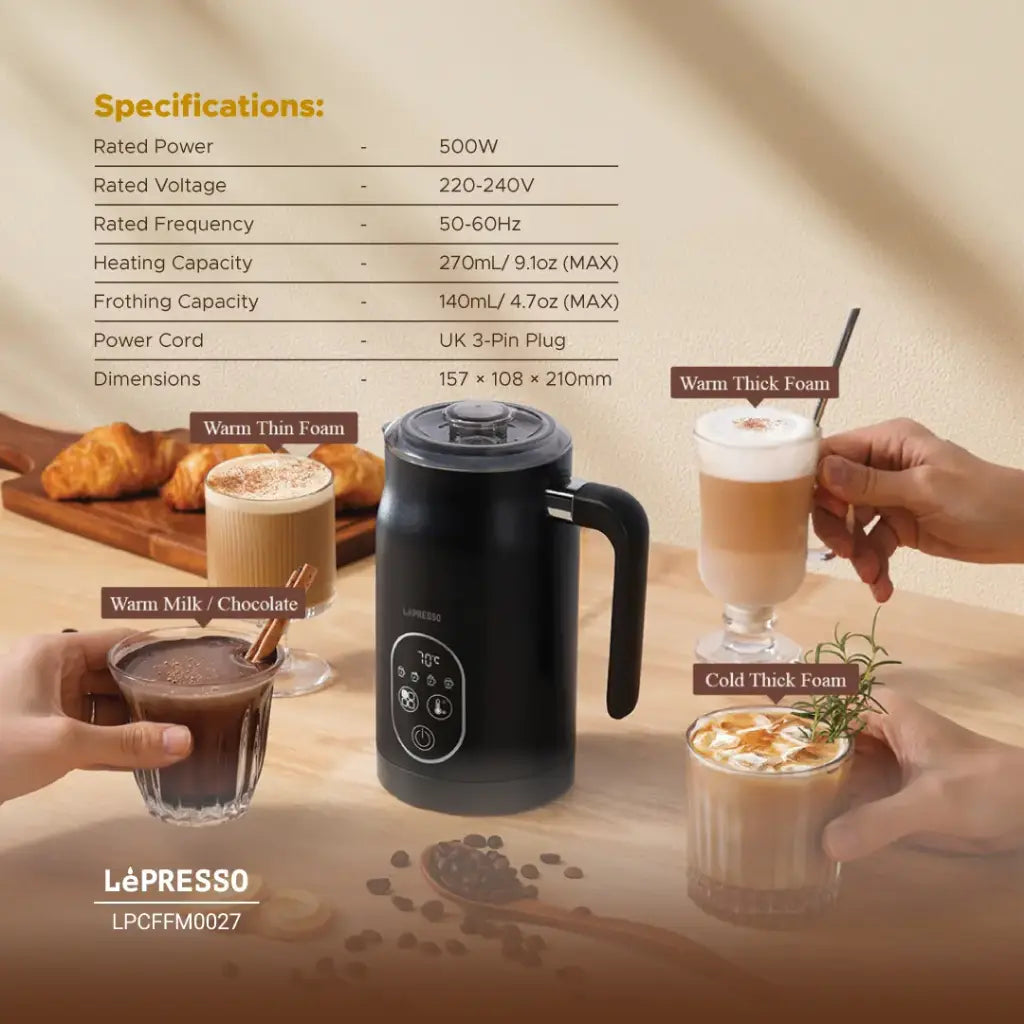 Lepresso Four Froth Milk Frother
