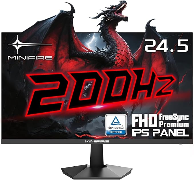 MINIFIRE MFG25X1 25” GAMING MONITOR 200Hz