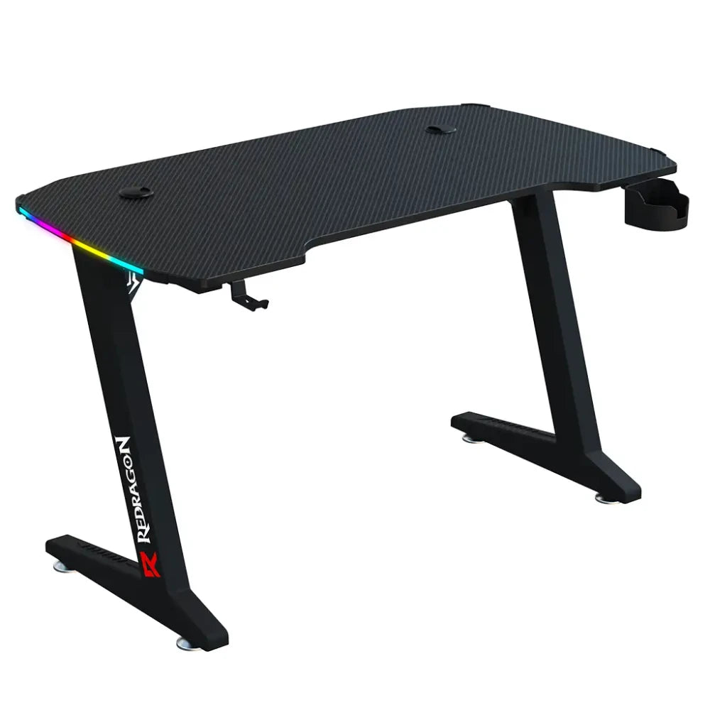 Redragon R5 Gaming Desk 140CM RGB Carbon Fiber Black