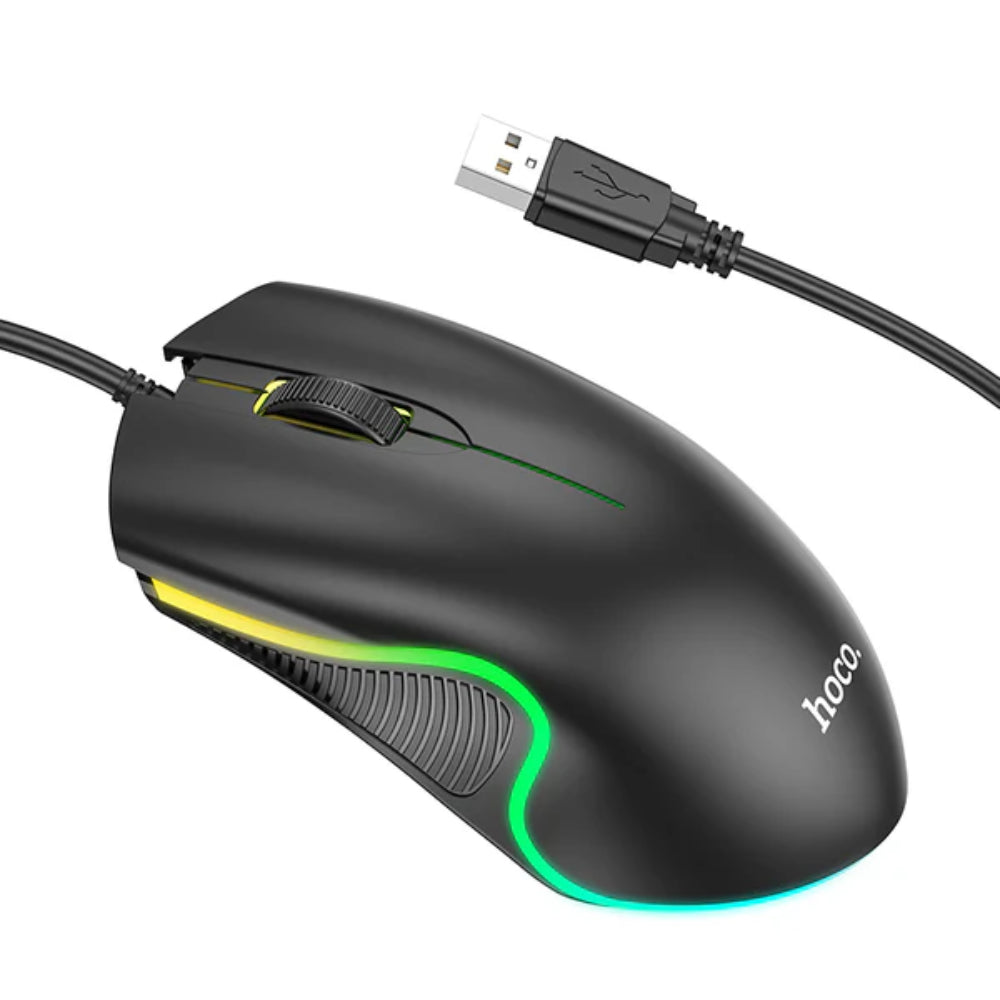 Hoco Gaming LED Flashing Wired Mouse GM19