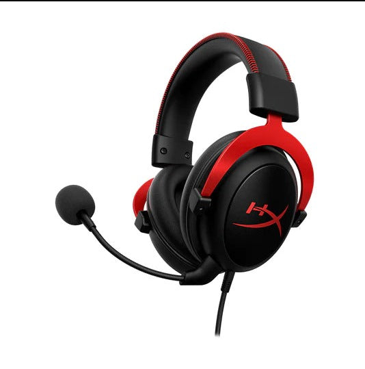 HyperX Cloud II Wired Gaming Headset-Black-Red - OPEN BOX