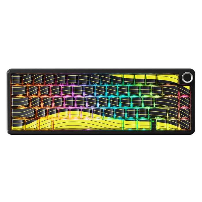 ATTACK SHARK X65PRO HE Wireless Rapid Trigger Keyboard Magnetic Switch - Black Yellow Contour