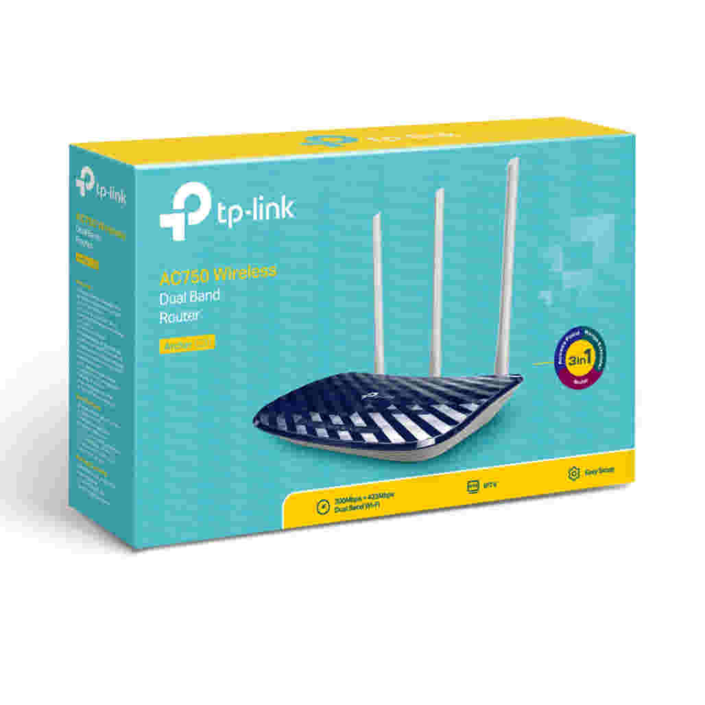 TP-Link AC750 Dual Band Wireless Cable Router | Tplink Archer C20