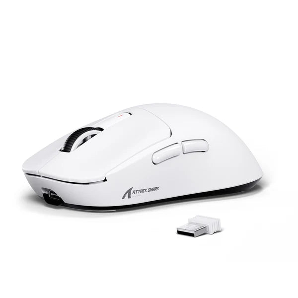 ATTACK SHARK X3 Wireless Gaming Mouse - WHITE