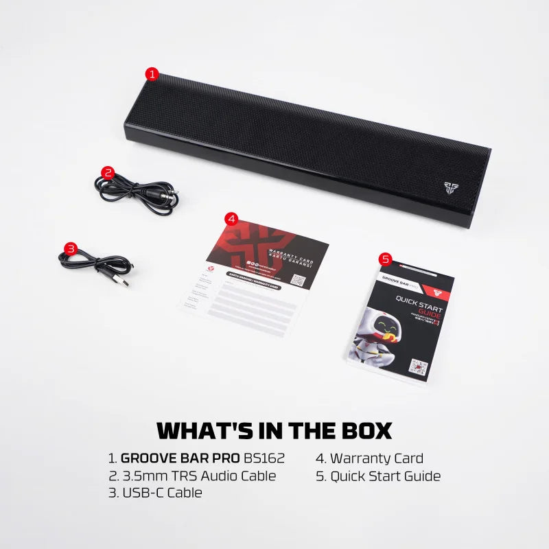 FANTECH BS162 GROOVE BAR PRO , 4-Mode Connectivity Speaker with Powerful Sound, and RGB Lights