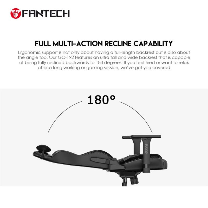 FANTECH GC192 Ledare Gaming Chair - GREY