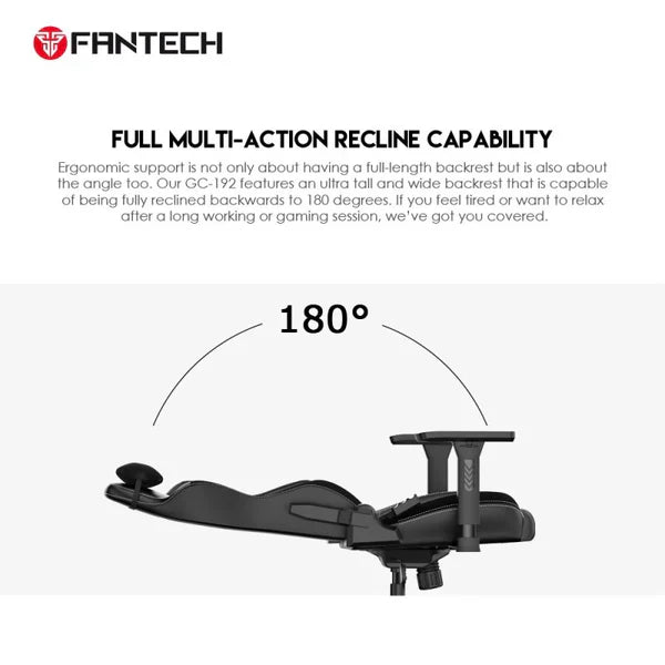 FANTECH GC192 Ledare Gaming Chair - BLACK