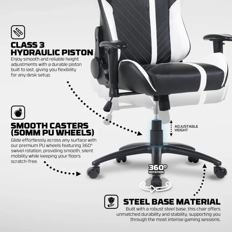FANTECH GC194 Ergonomic Gaming Chair - RED