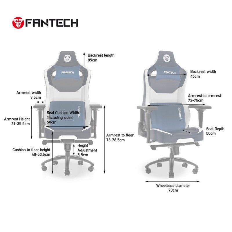 FANTECH GC283 ALPHA Gaming Chair- Red