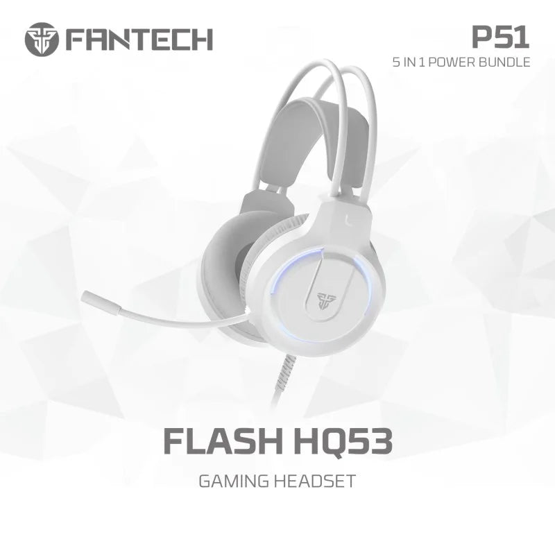Fantech P51 5 in 1 White Power Bundle