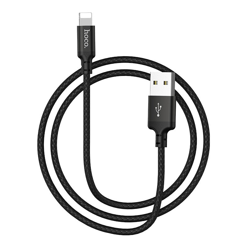 Hoco Fast Charging USB A TO Lighting Cable 2M Black X14
