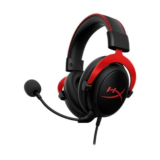 HyperX Cloud II Wired Gaming Headset-Black-Red