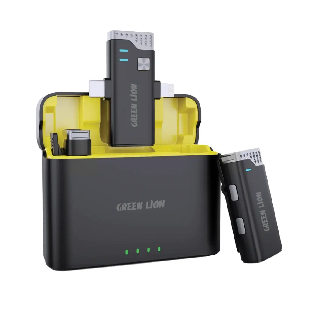 Green Lion 2 IN 1 360 Microphone USB-C Lightning