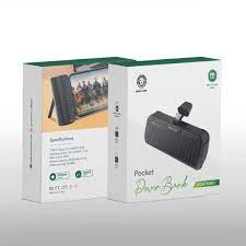 Green Lion Pocket Power Bank 5000mAh PD 20W with Lightning Connector