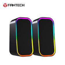 Fantech GS304 GROOVE Dual Mode (Wired & Bluetooth) RGB Gaming Speaker- BLACK