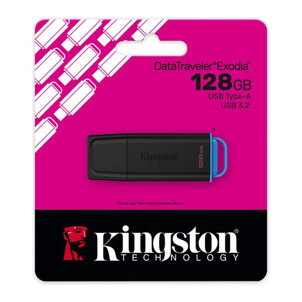 Kingston DataTraveler Exodia 128GB USB 3.2 Flash Drive