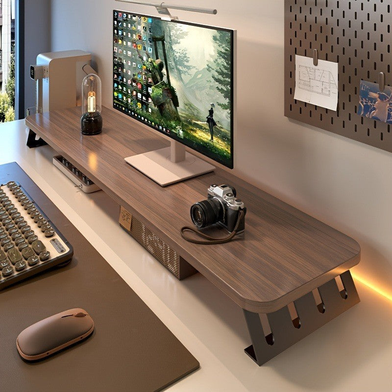 Maximize Efficiency: Extra-Large Stylish 100 cm Laptop and Monitor Riser 100 x 20 x 9 cm - MRD74