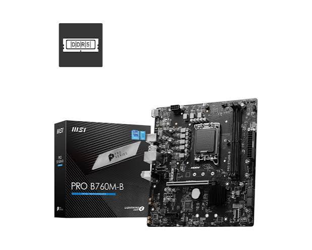 MSI PRO B760M-B DDR4 mATX Motherboard