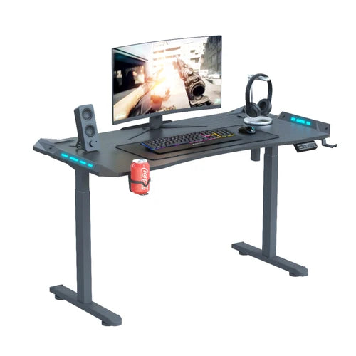 AY Electric Sit-Stand RGB Gaming Desk 140cm