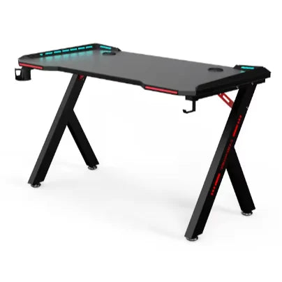 R5 Gaming Desk 160CM RGB Carbon Fiber Black
