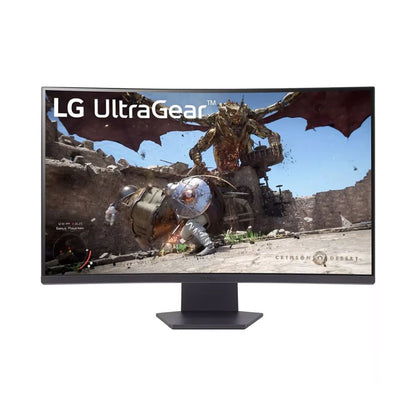 LG 32GS60QC-B 32" QHD 1000R Curved Display  180Hz refresh rate  1ms (GtG) response