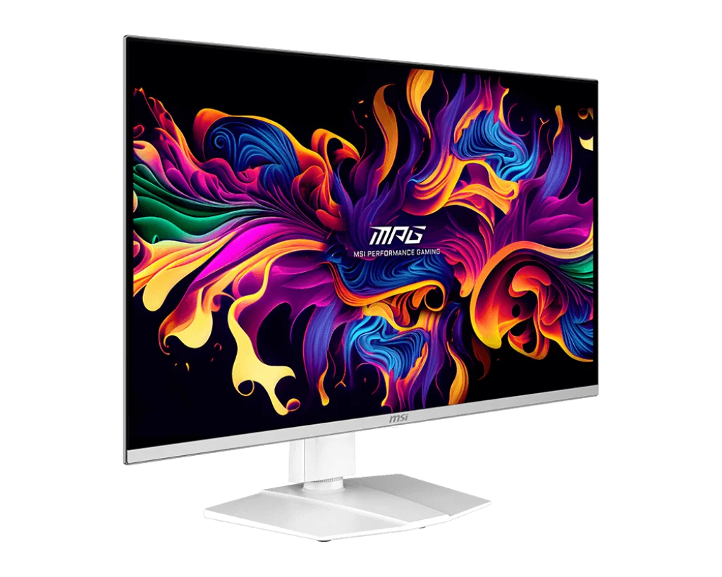 MSI MPG 321URXW QD-OLED 32″, 240HZ , 4K UHD, Gaming Monitor, White