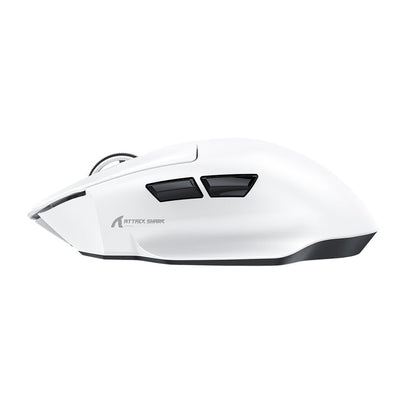 ATTACK SHARK V6 Ultra-Light Tri-Mode Gaming Mouse -  White
