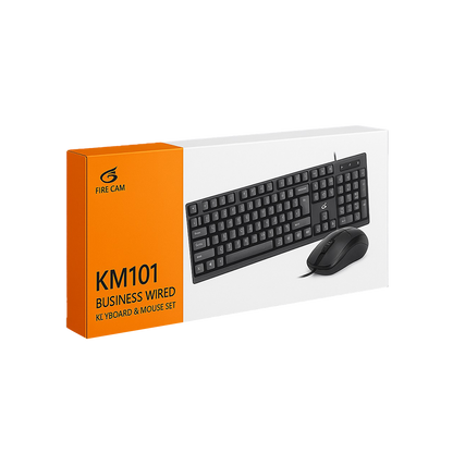 Fire cam KM101 Wired Combo Keyboard & Mouse