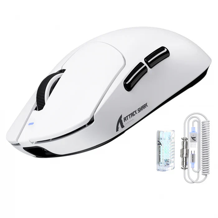 ATTACK SHARK X8 Ultra 8KHz Wireless Gaming Mouse - White