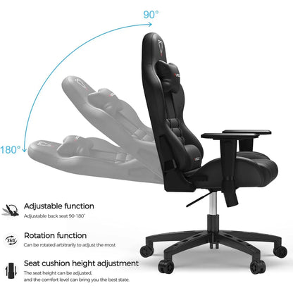 Furgle Gaming Chair | Racing Style High-Black