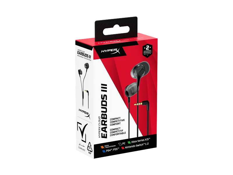 HyperX Cloud Earbuds III - Wired Gaming Earbuds